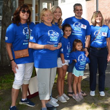 UMF President Edward Serna and his family were joined by Maine Governor Janet Mills, Commissioner of Education Pender Makin and UMF Dean of the College of Education Kathy Yardley to welcome students of the Class of 2023----and to spotlight UMF's quality teacher education programs and Maine's need for teachers!