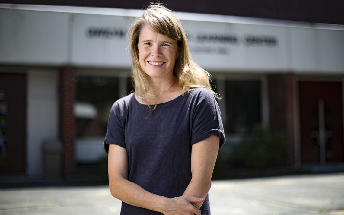 Kristen Case, UMF associate professor of English, won the Maine Literary Book Award for Poetry for, “Principles of Economics.”