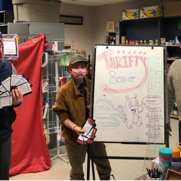 Generous UMF campus and local community members contribute 70 grocery gift cards to help students in need through the holidays.