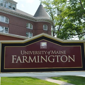 UMF Merrill Hall and Sign